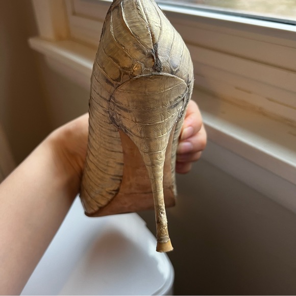 Miumiu heels sandals exotic leather - Picture 6 of 8